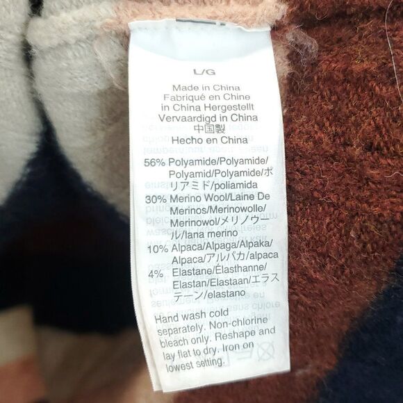 Madewell Color Block Striped Evercrest Turtleneck Sweater - Picture 14 of 15